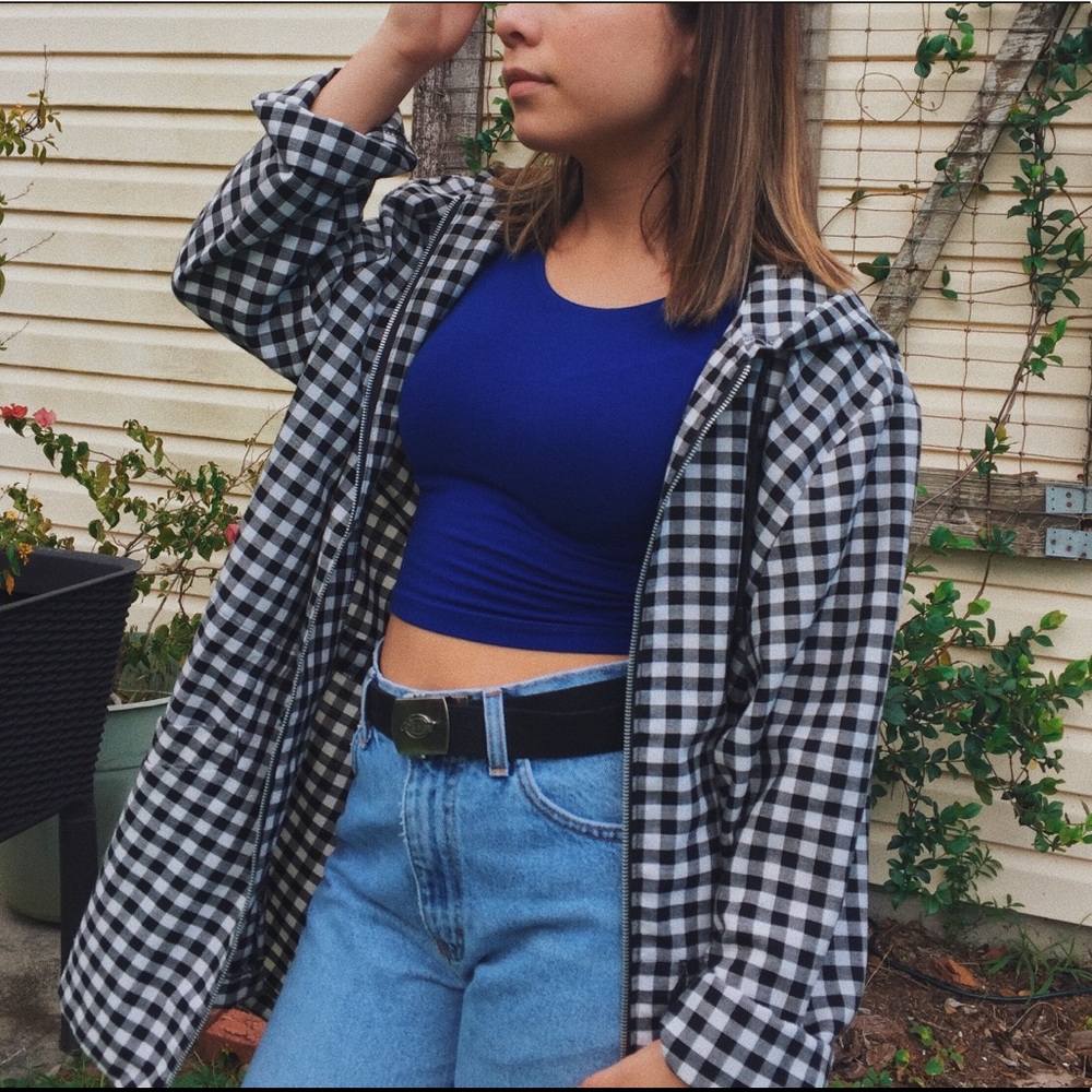 🌎 Casual blue American Apparel crop top 🌎